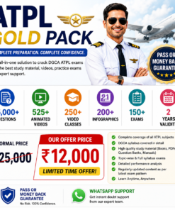 ATPL Gold Full online training package for DGCA atpl exams for pilots