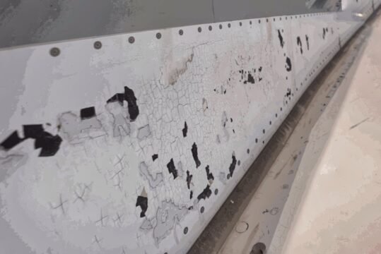 Paint Peeling off from A350s