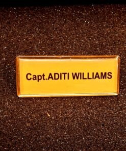 pilot name plate