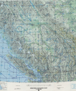 ONC E-15 Canada; United States Vinyl washable 1:1,000,000 scale (not for navigational use)