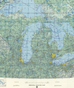 ONC F-18  Canada; United States Vinyl washable 1:1,000,000 scale (not for navigational use)