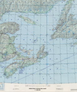 ONC F-22 Canada; United States Vinyl washable 1:1,000,000 scale (not for navigational use)