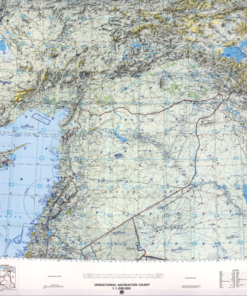 ONC G-4 Armenia; Azerbaijan; Cyprus; Iran; Iraq; Israel; Jordan; Lebanon; Saudi Arabia; Syria; Turkey; West Bank Vinyl washable 1:1,000,000 scale (not for navigational use)
