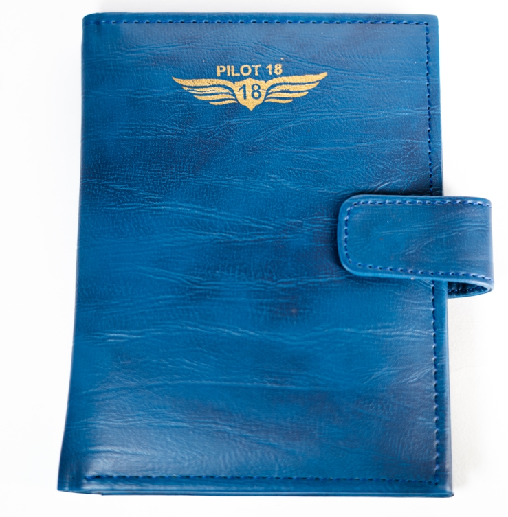Pilot multi License holder pu leather BLUE