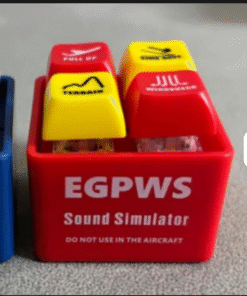 Alternative view of Airplane GPWS Warning Sound Simulator Keychain | Sink Rate, Terrain, Pull Up & Wind Shear Sounds | Gift for Pilots & Aviation Enthusiasts